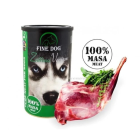 Fine Dog hirvekonserv koertele 100%liha 1200g