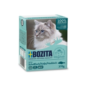 Bozita Chunks in Jelly with Haddock 370g