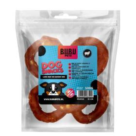 Bubu koeramaius veisenahast rõngad lambalihaga 10cm 500g